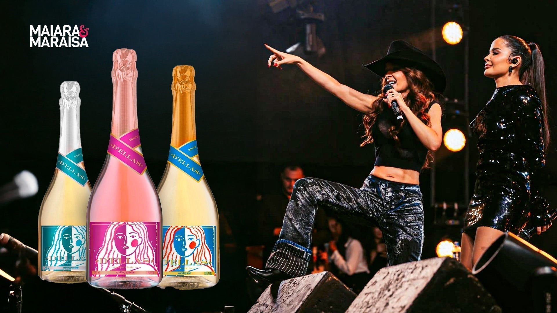 D’ellas: os espumantes de Maiara & Maraisa que celebram a força feminina