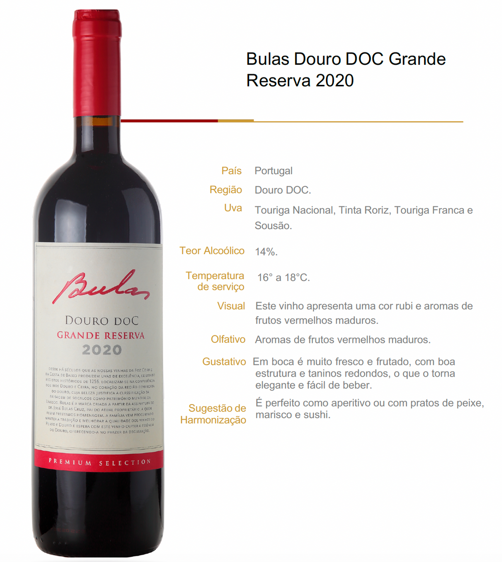 Bulas Douro DOC Grande Reserva 2020