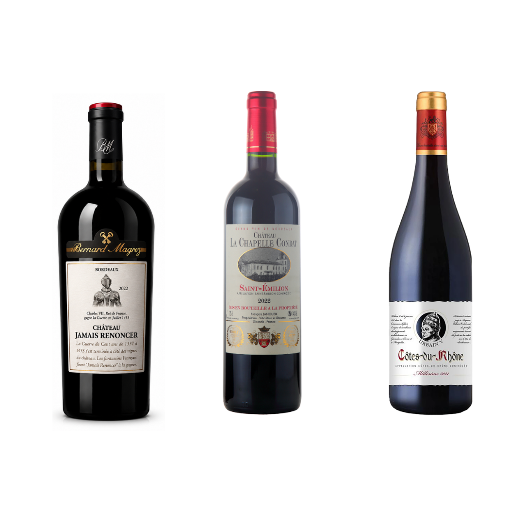 Kit vinhos franceses
