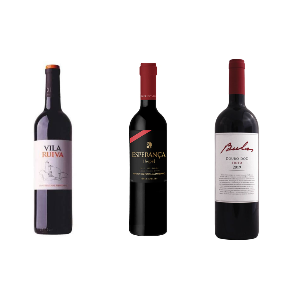KIt Portugal - Vila Ruiva Regional Alentejano, Esperança Regional Alentejo,Bulas DOC Douro Colheita