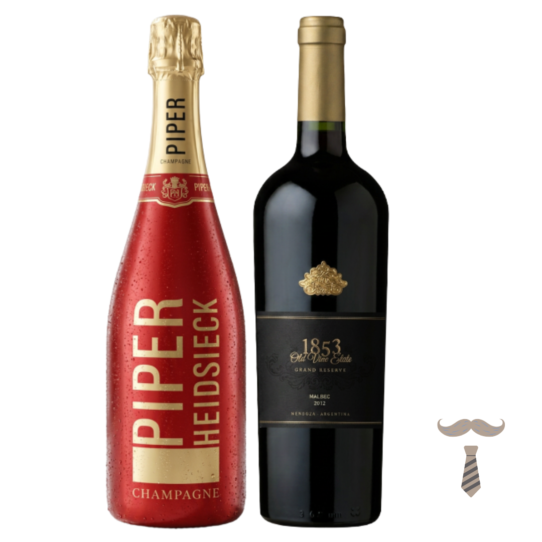 Kit Motivo de Comemorar – Champagne Francês e Malbec Argentino Reserva
