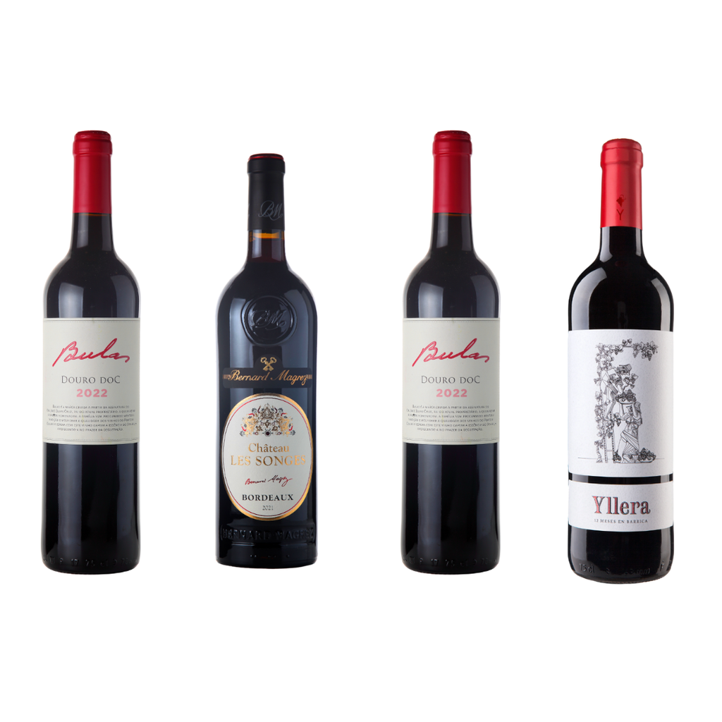 Kit Europa 1 - Château Les Songes, Bulas Reserva,Bulas Colheita, Yllera Crianza