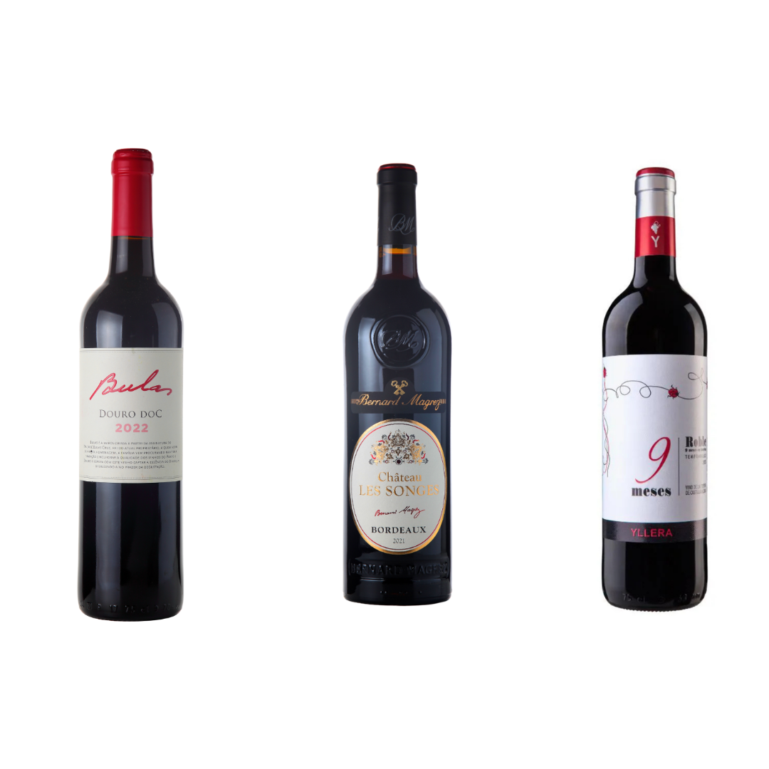 Kit Europa 3 - Château Les Songes, Bulas Colheita, Yllera 9 Meses