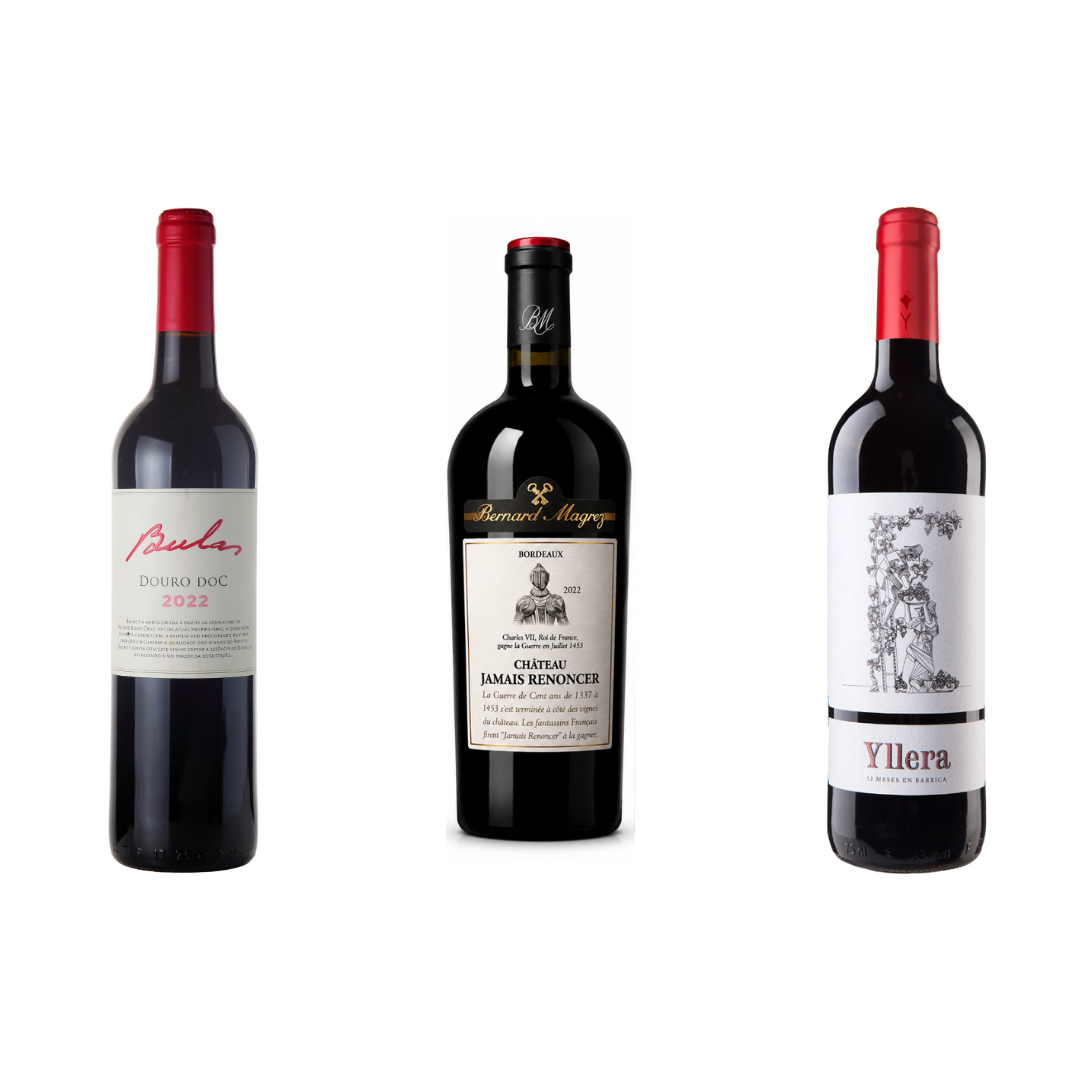 Kit Europa 3 - Château Jamais Renoncer, Bulas Colheita, Yllera Crianza