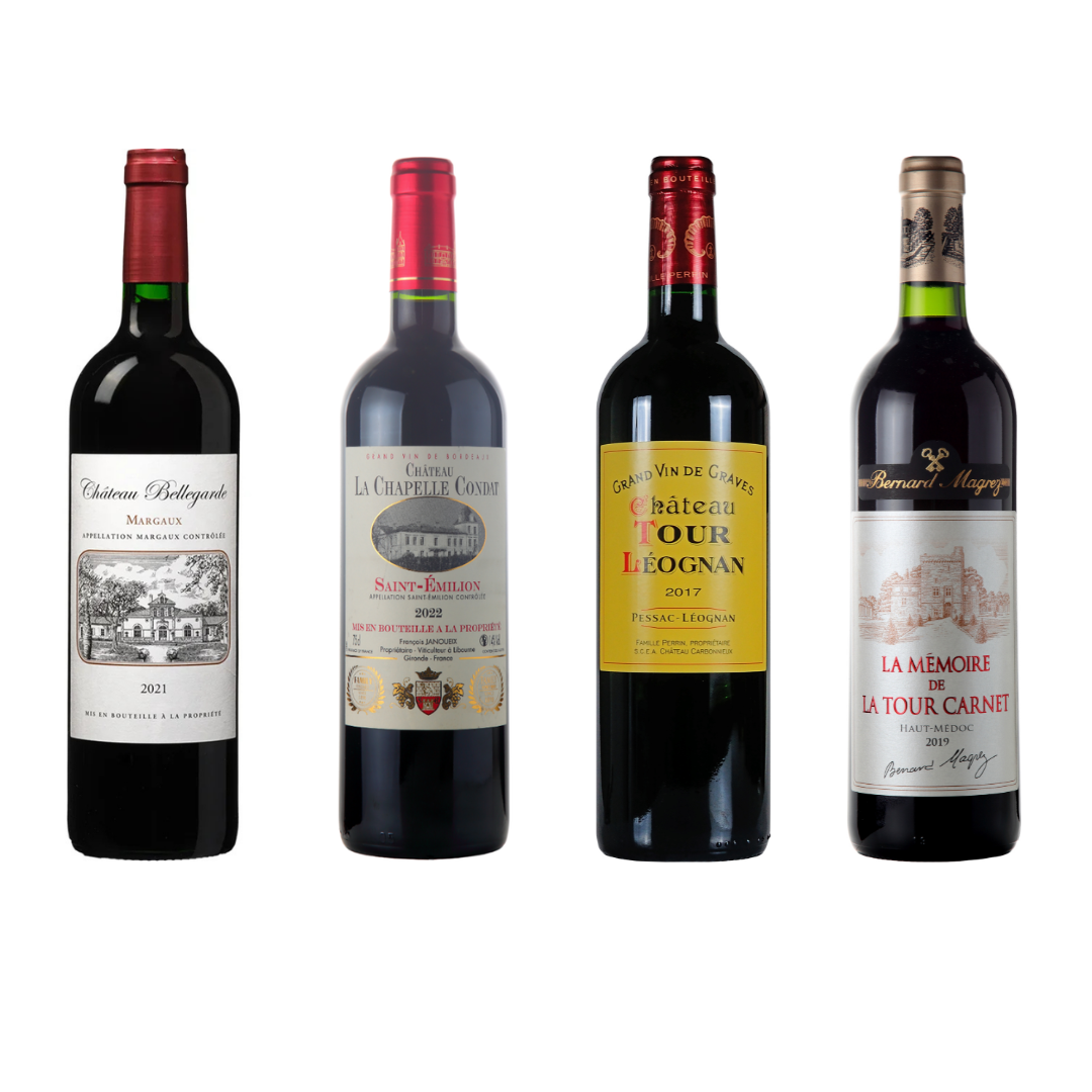 Kit França: As 4 maiores denominações de Bordeaux