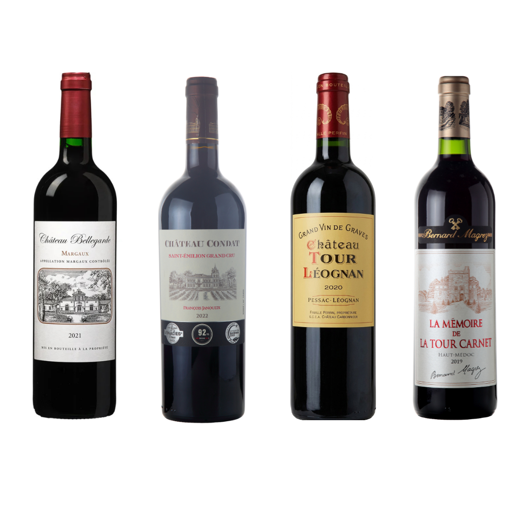 Kit França: As 4 maiores denominações de Bordeaux
