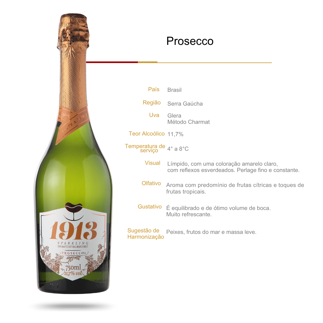 Espumante 1913 Sparkling Brut Prosecco Glera