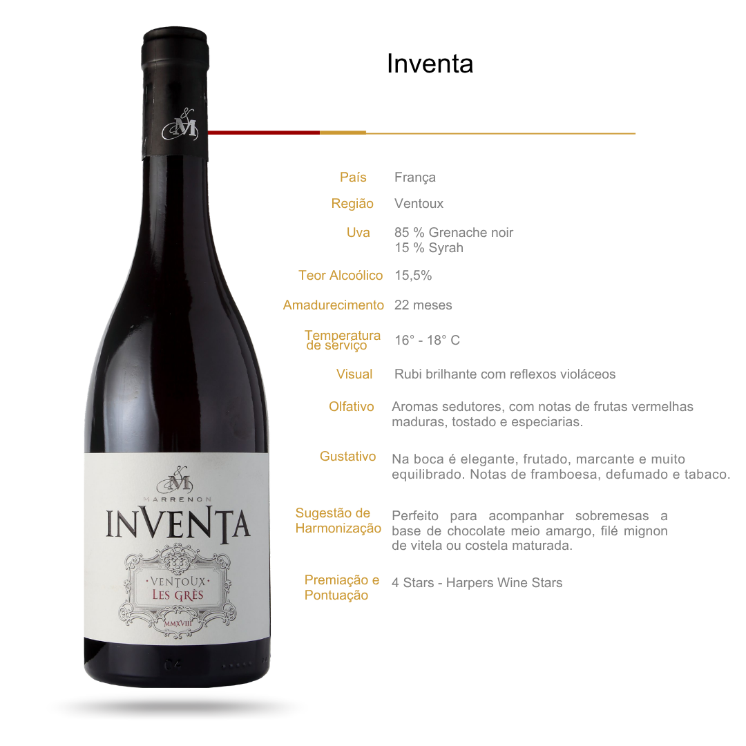 Vinho Tinto Inventa Les Grès Blend
