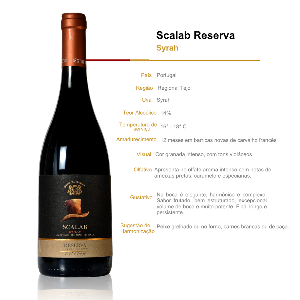 Vinho Tinto Scalab Reserva Syrah