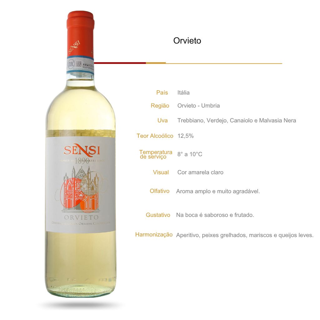 Vinho Branco Sensi Orvieto Blend