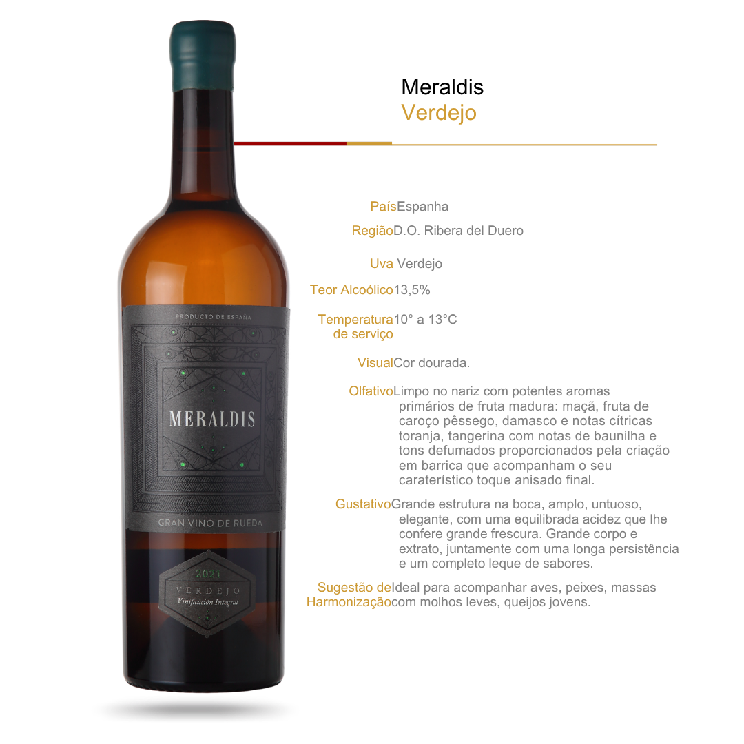 Vinho Branco Meraldis Verdejo