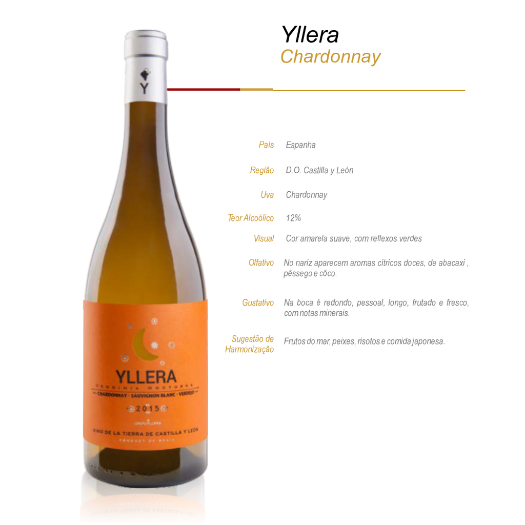 Vinho Branco Yllera Vendimia Nocturna Chardonnay