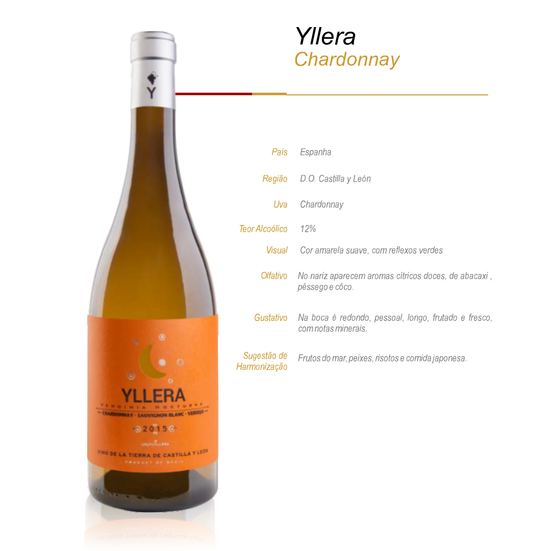 Vinho Branco Yllera Vendimia Nocturna Chardonnay