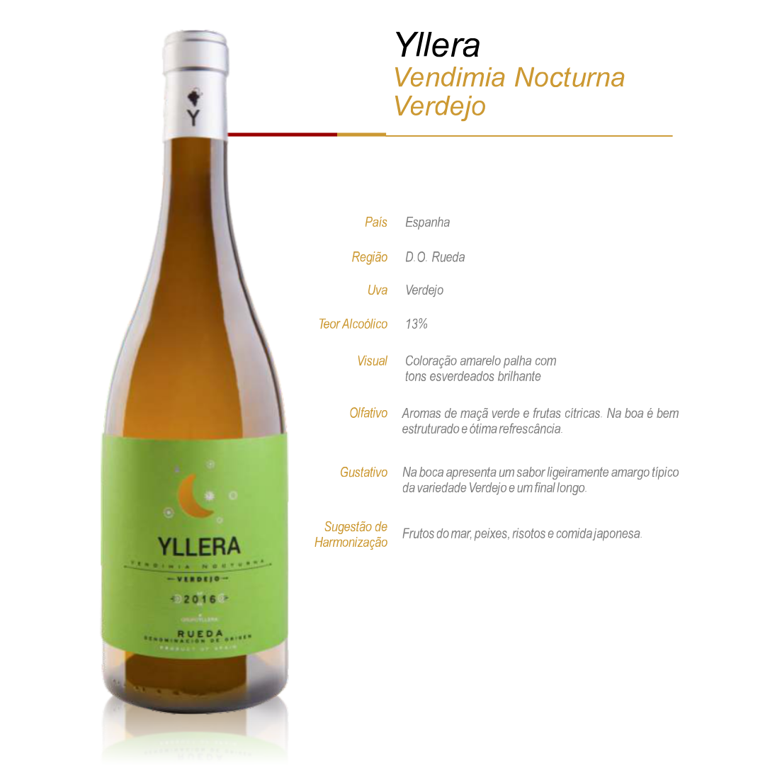 Vinho Branco Yllera Vendimia Nocturna Verdejo