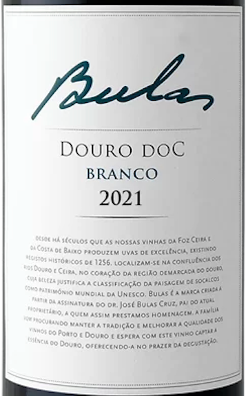 Vinho Branco Bulas DOC Douro Colheita