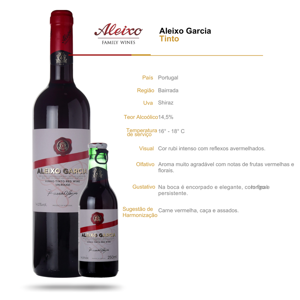 Vinho Aleixo Garcia Syrah Tinto