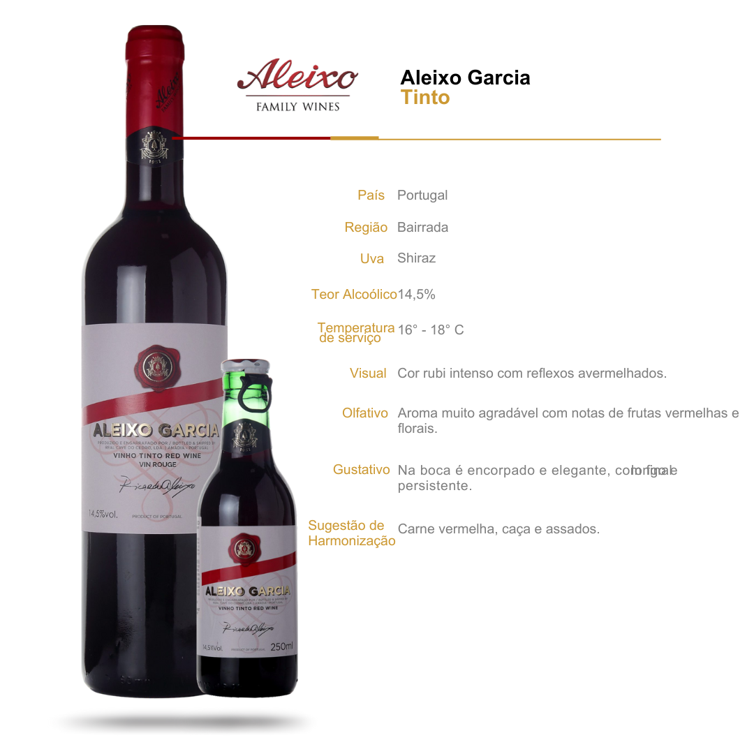 Vinho Aleixo Garcia Syrah Tinto