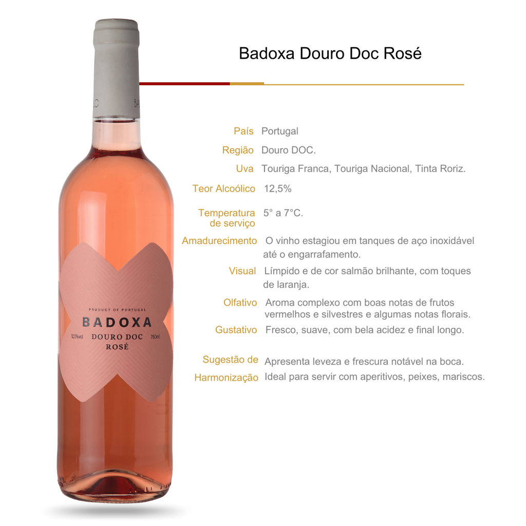 Vinho Rosé Badoxa Douro Colheita DOC