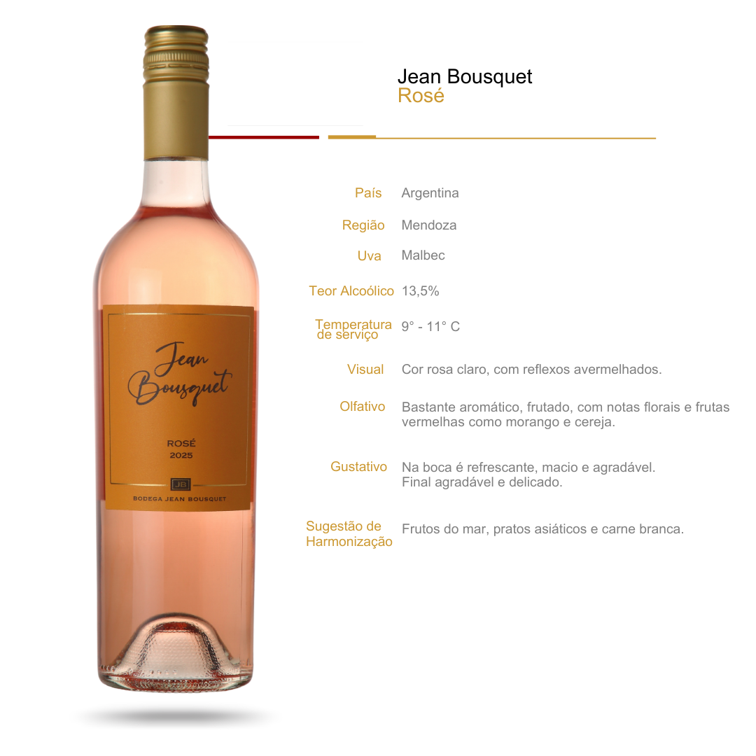 Vinho Rosé Jean Bousquet