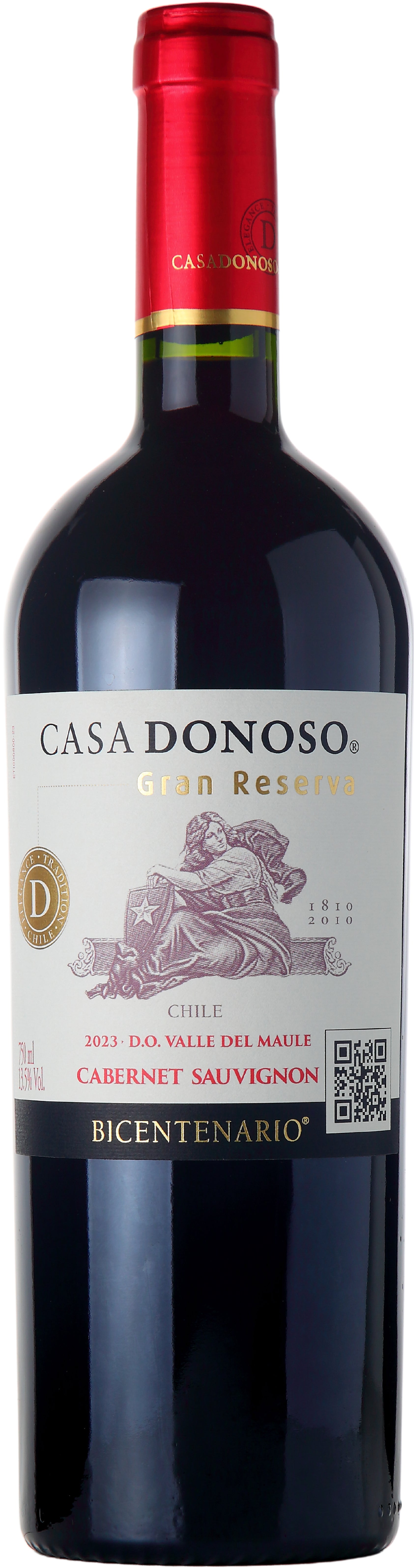 Vinho Tinto Casa Donoso Bicentenario Gran Reserva Cabernet Sauvignon