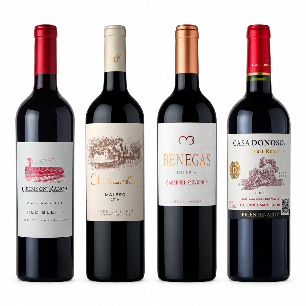 Kit Vinhos do Novo Mundo que Valem a Pena Conhecer