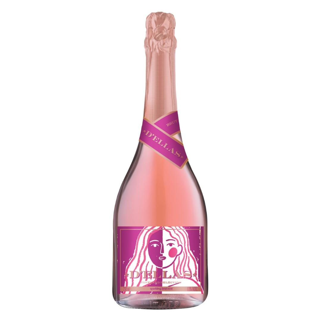 Espumante Maiara e Maraísa - D'ELLAS Brut Rosé