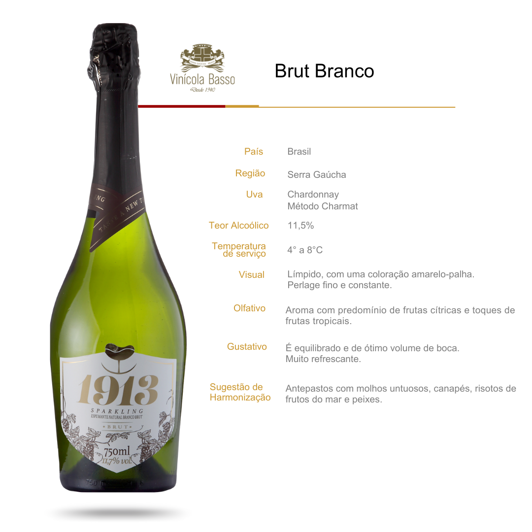 Espumante 1913 Sparkling Branco Brut
