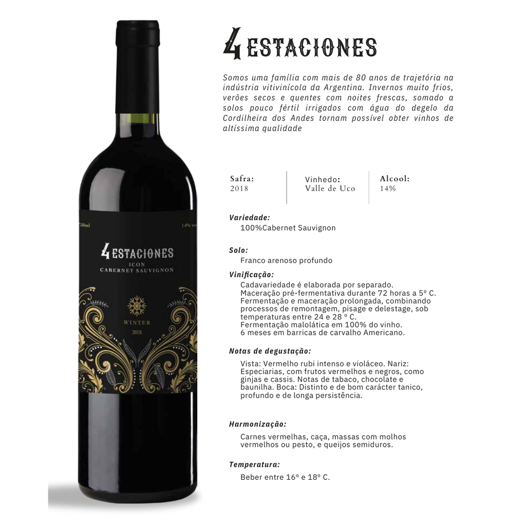 Premium Winter 4 Estaciones Cabernet Sauvignon