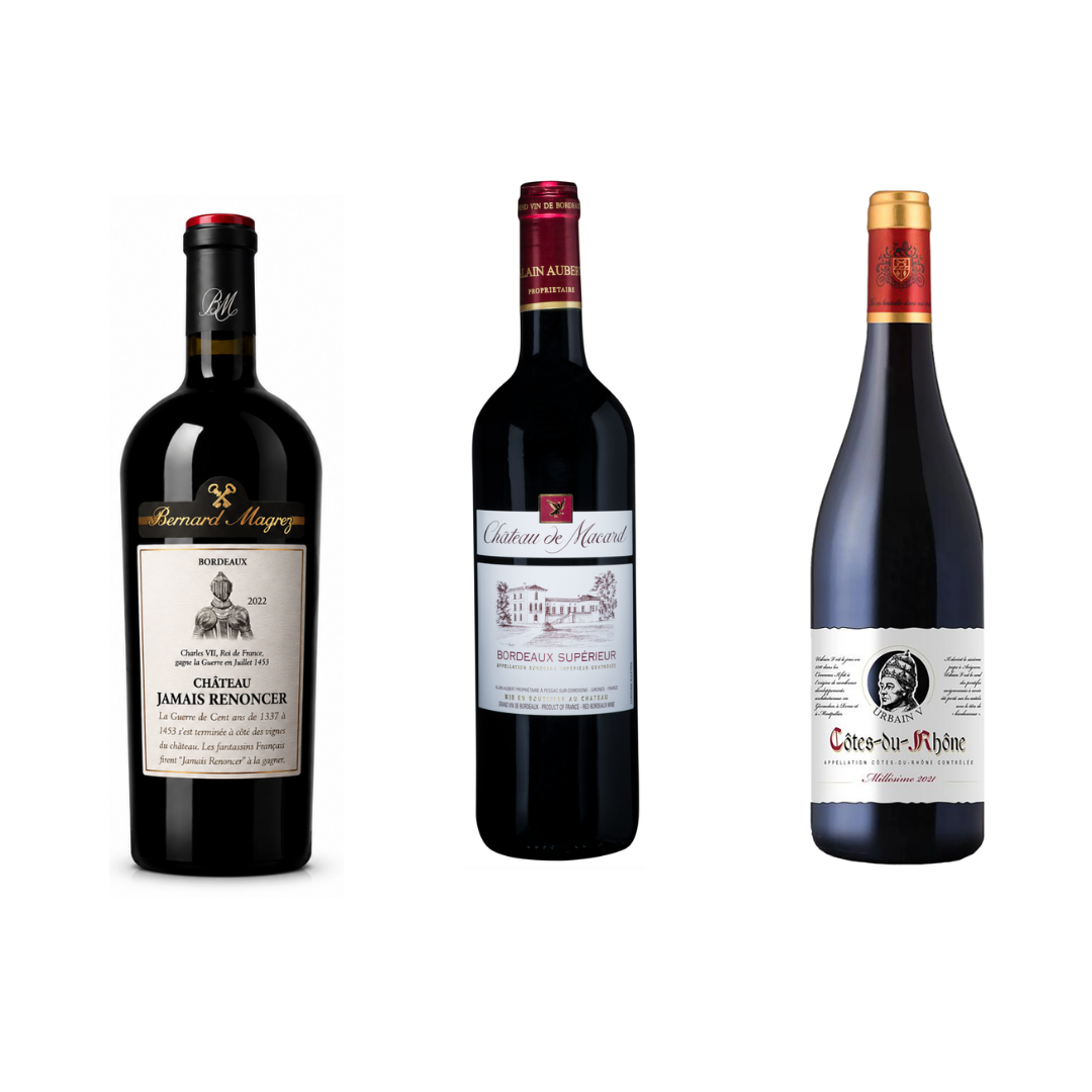 Kit vinhos franceses