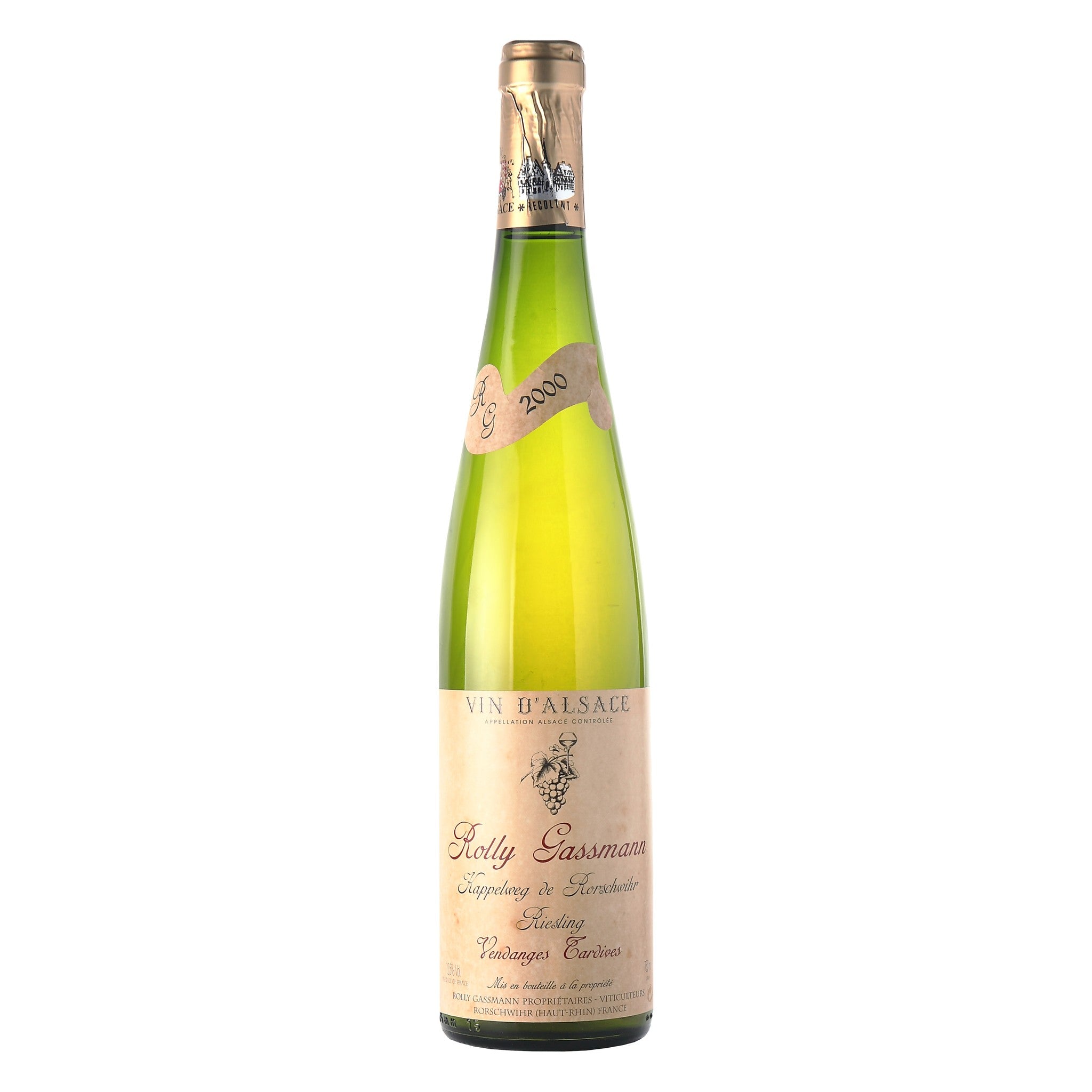 Vinho Branco Rolly Gassmann Kappelweg Riesling Vendanges Tardives