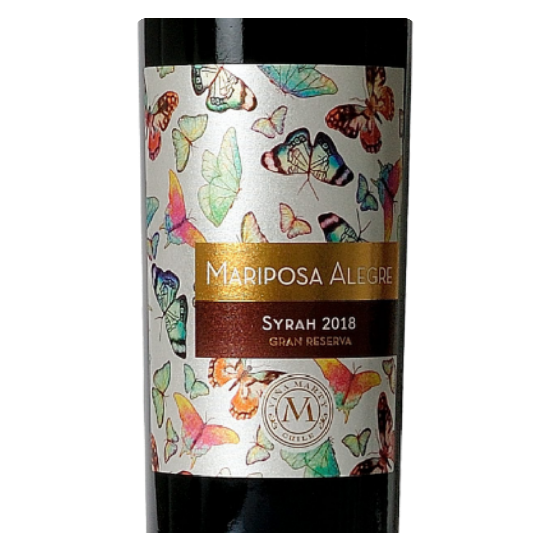 Vinho Tinto Mariposa Alegre Gran Reserva Syrah - imagem secundária