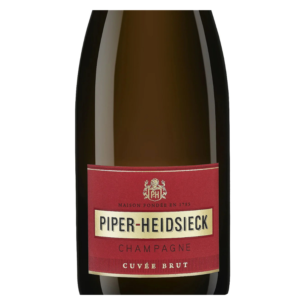 Detalhe da textura da capa térmica Jacket Life Style e o logo da Piper-Heidsieck.