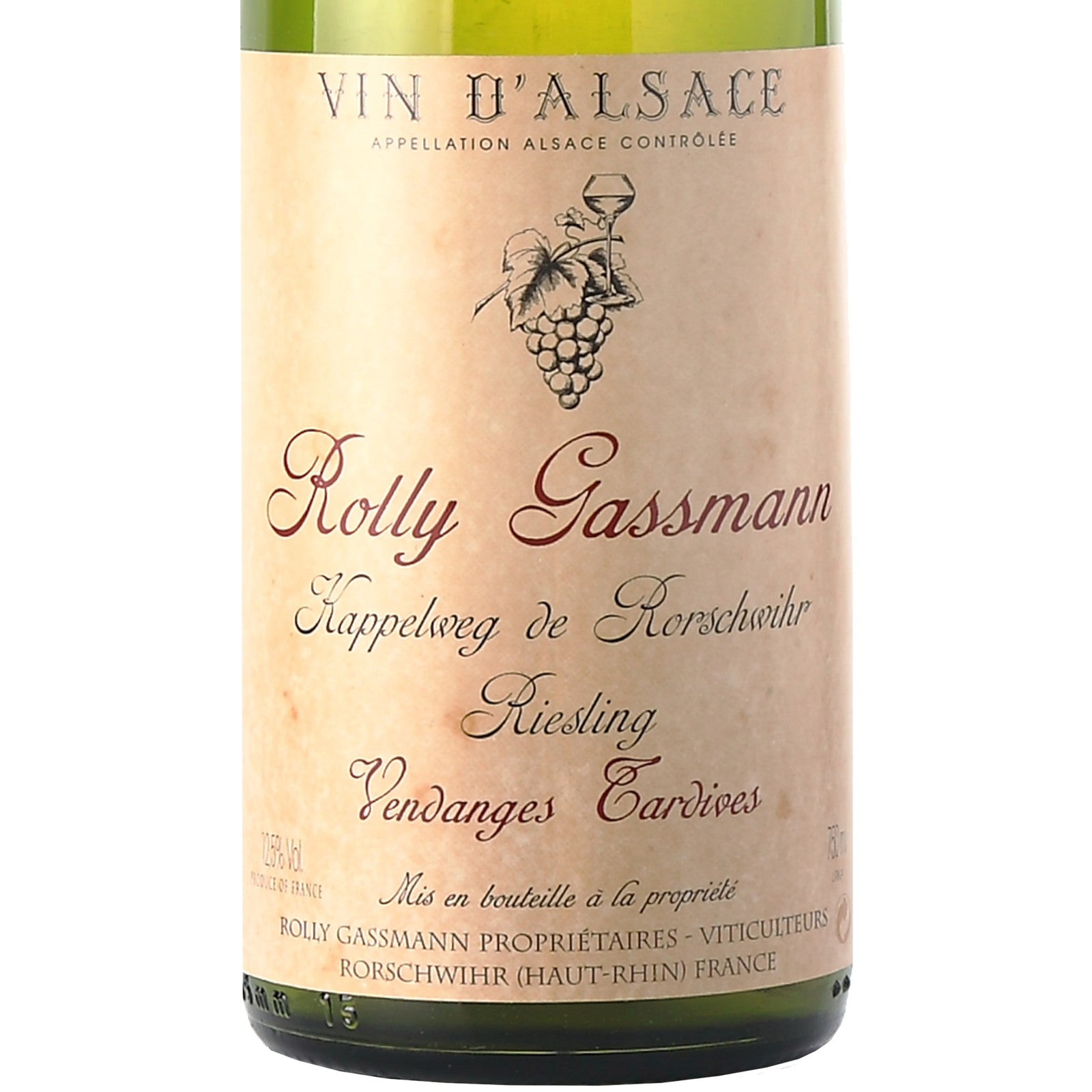 Vinho Branco Rolly Gassmann Kappelweg Riesling Vendanges Tardives - imagem secundária