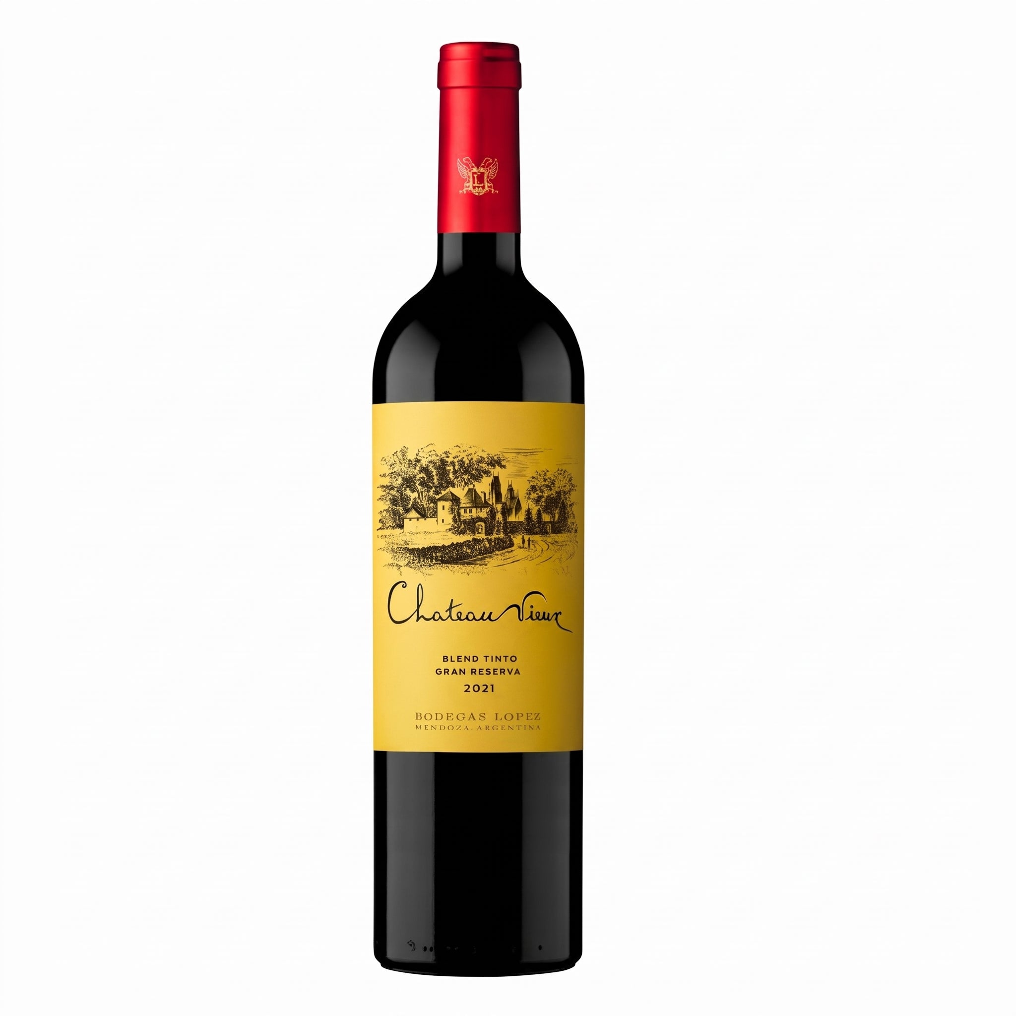 Vinho Tinto Chateau Vieux Gran Reserva Blend Bodegas Lopez Argentina 2021 750ml