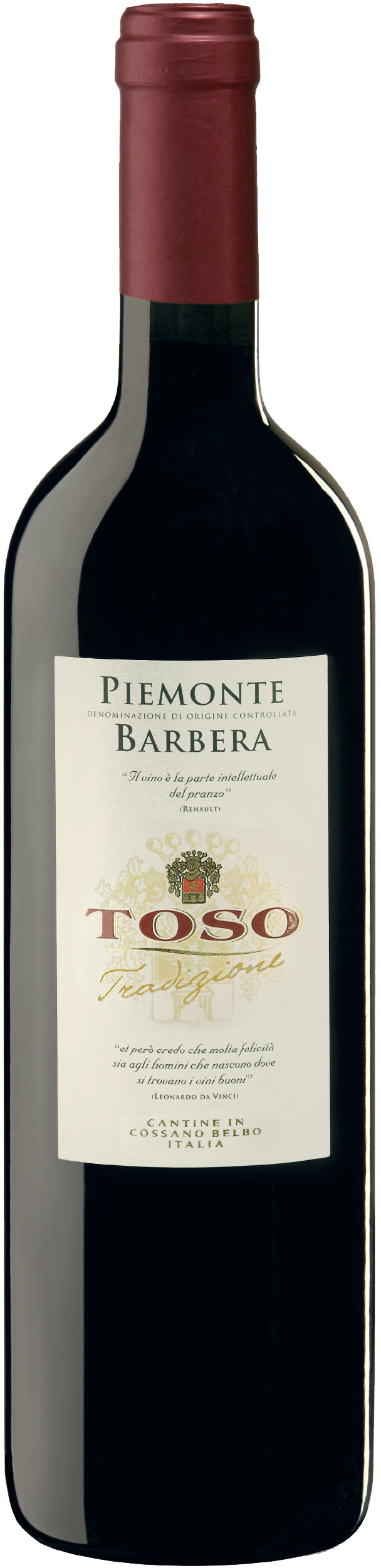 Vinho Tinto Barbera Piemonte DOC Toso Itália 750ml