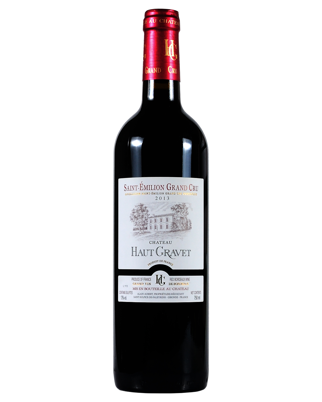 Vinho Tinto Château Haut Gravet AOC Saint Emilion 2018